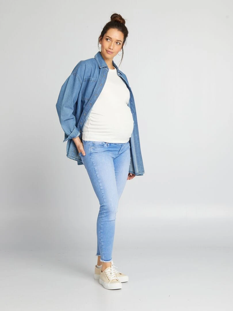 Jean skinny grossesse 'Only Maternity' Bleu