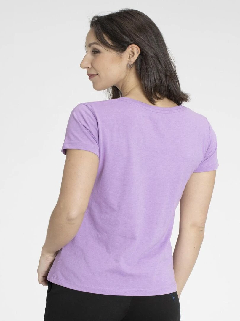 T shirts col v MADDY Gérard Pasquier Violet