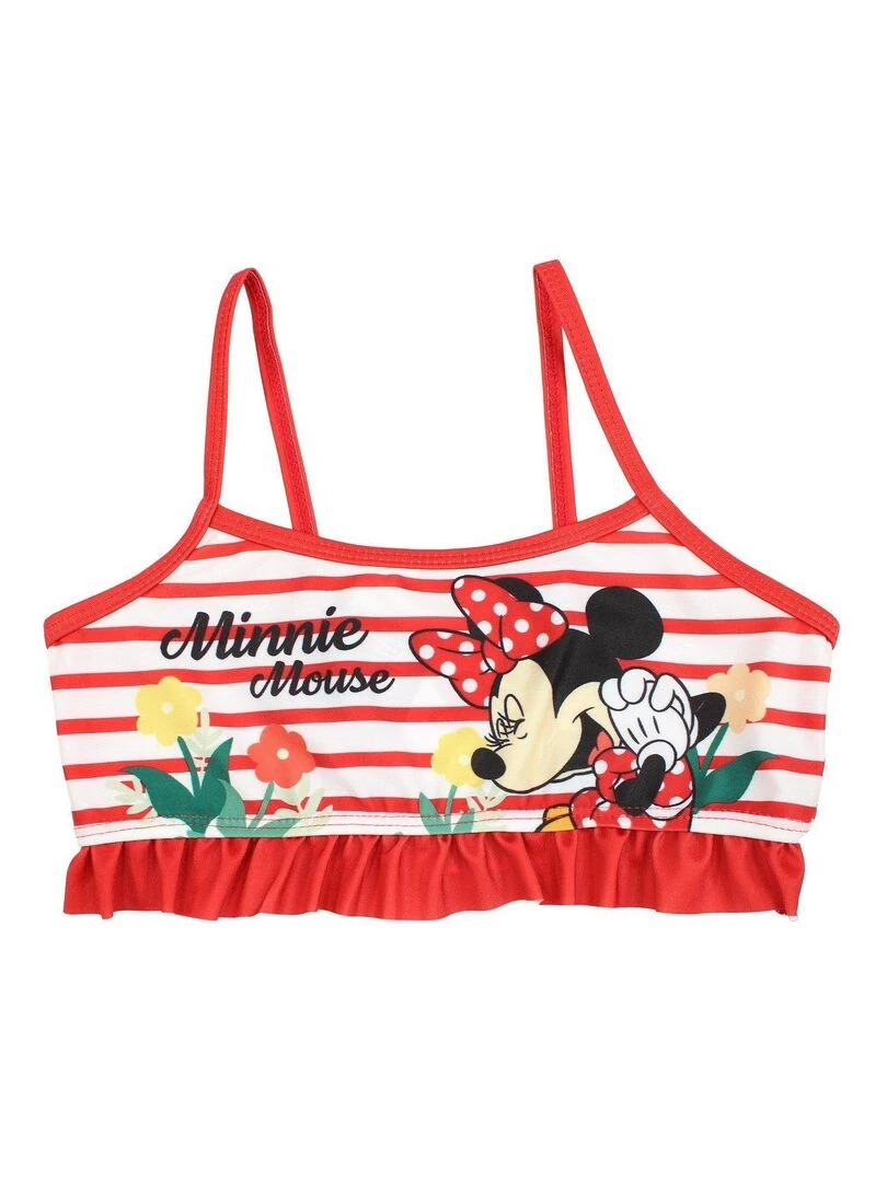 Disney   Maillot De Bain fille imprimé Minnie   Jaune