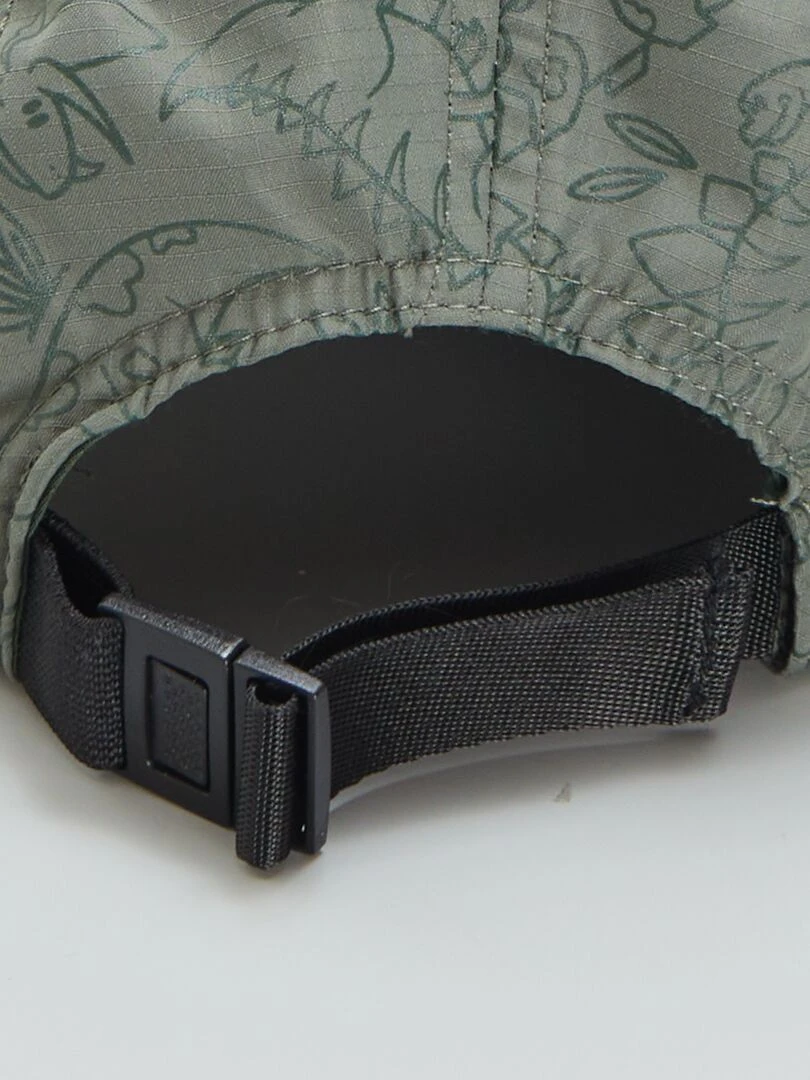 Casquette imprimé dinosaure   Kaki