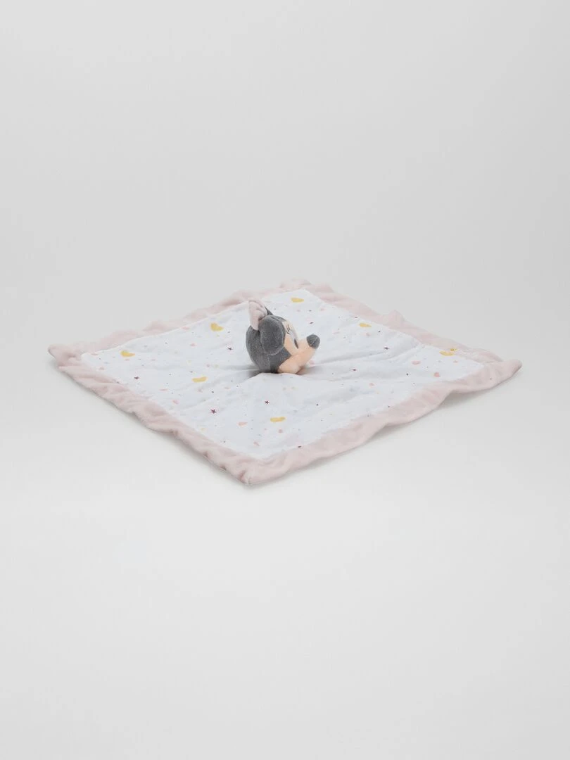 Doudou mouchoir 'Minnie' Blanc