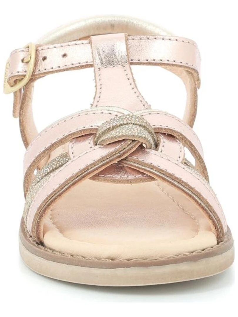 Sandales Cuir Tawina   Rose