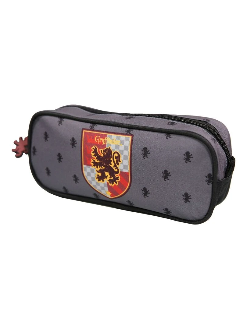 Trousse scolaire rectangulaire Harry Potter Gryffondor Grise Bagtrotter Gris