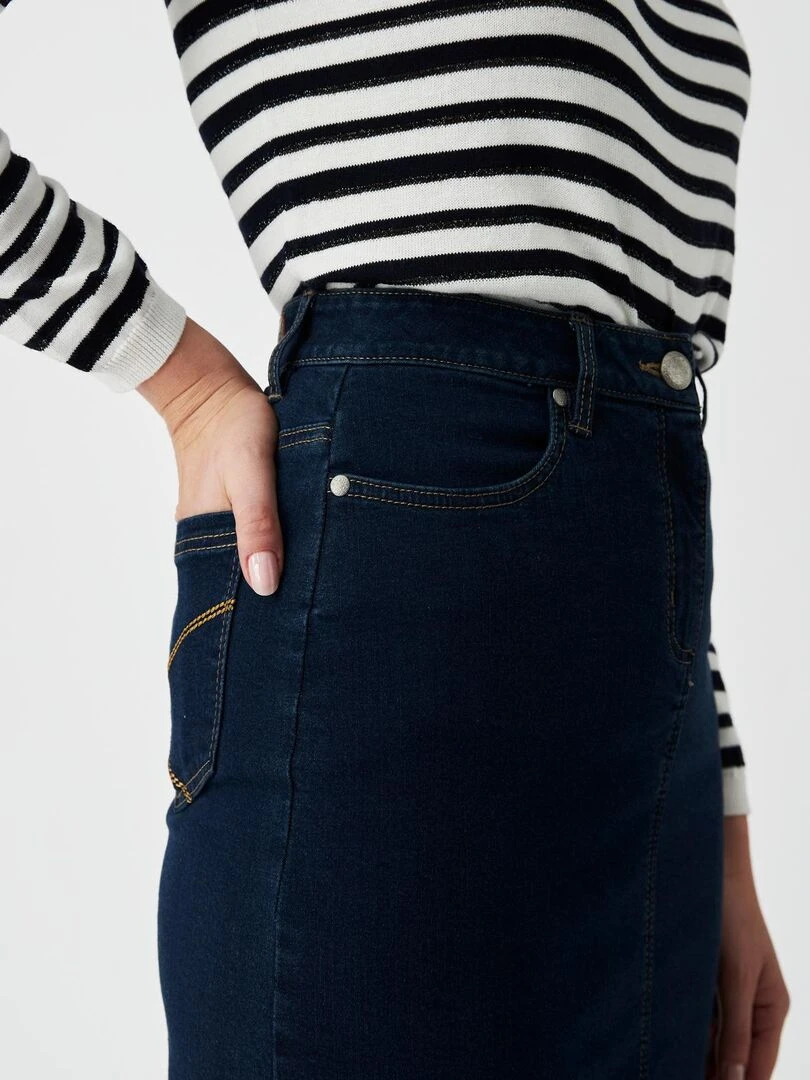 Jupe droite Perfect Fit by Damart Damart Bleu foncé