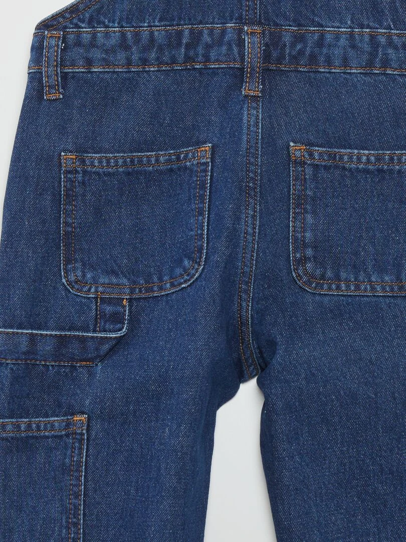 Salopette en jean   BLEU
