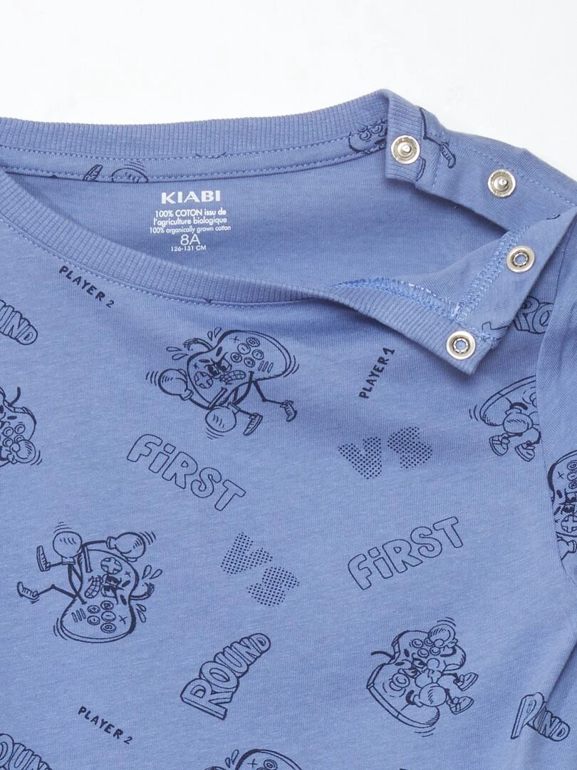 T shirt en en jersey   So Easy   Bleu
