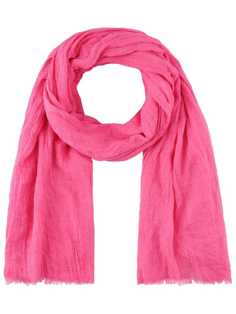 Chèche Froissé Touch Rose fushia