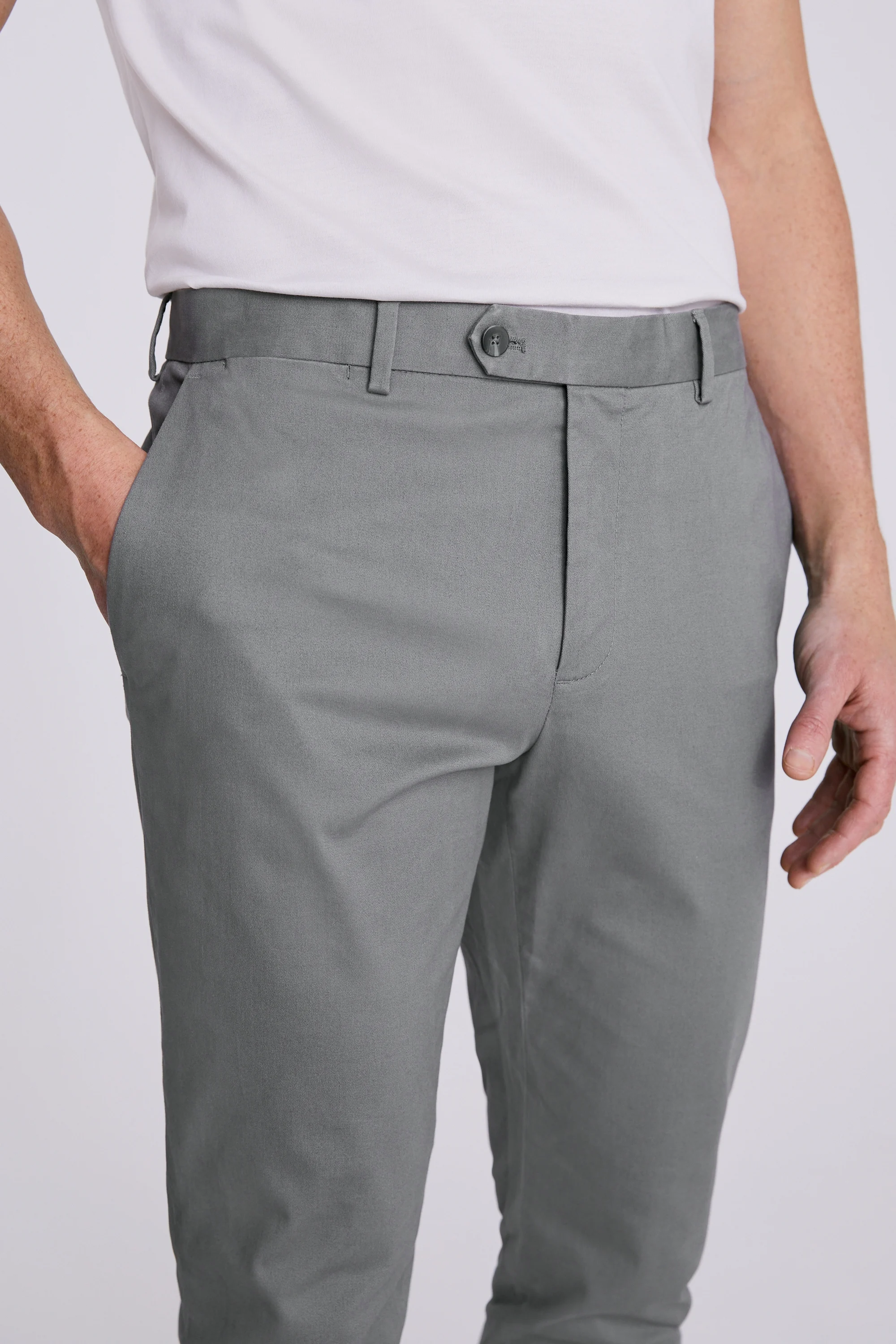 Slim Fit Navy Stretch Chinos    Buy Online at Moss