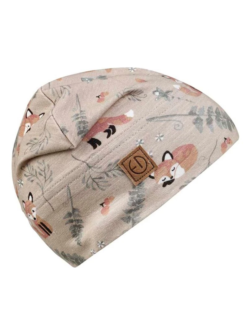 Bonnet d'automne en coton Nordic Woodland (0 6 mois) Marron