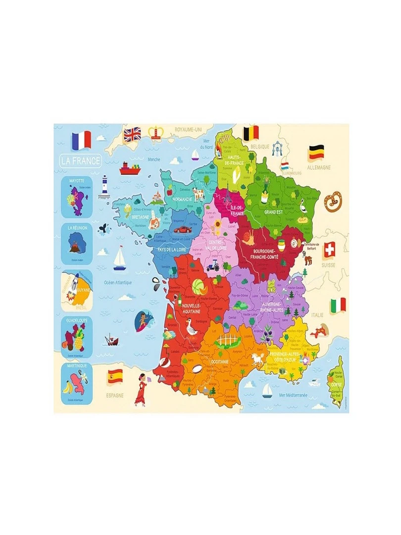 Puzzle 250 P Carte De France N/A
