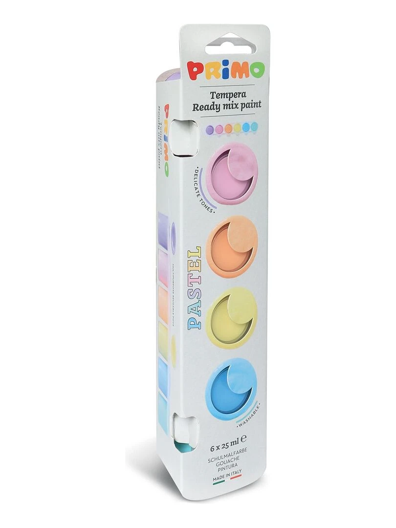 5 pots de gouache couleur pastel 25 ml   N/A