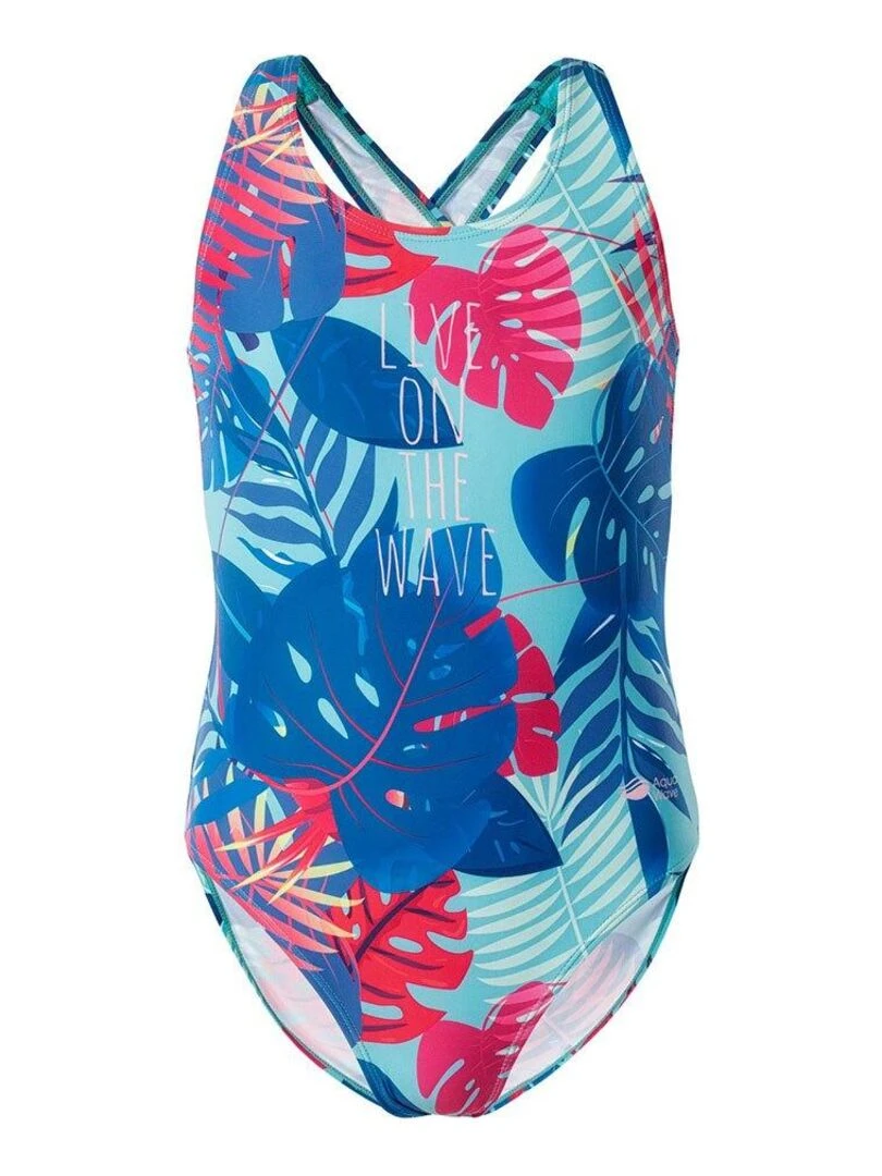 Aquawave Maillot de bain 1 pièce SALAVA Bleu pétrole