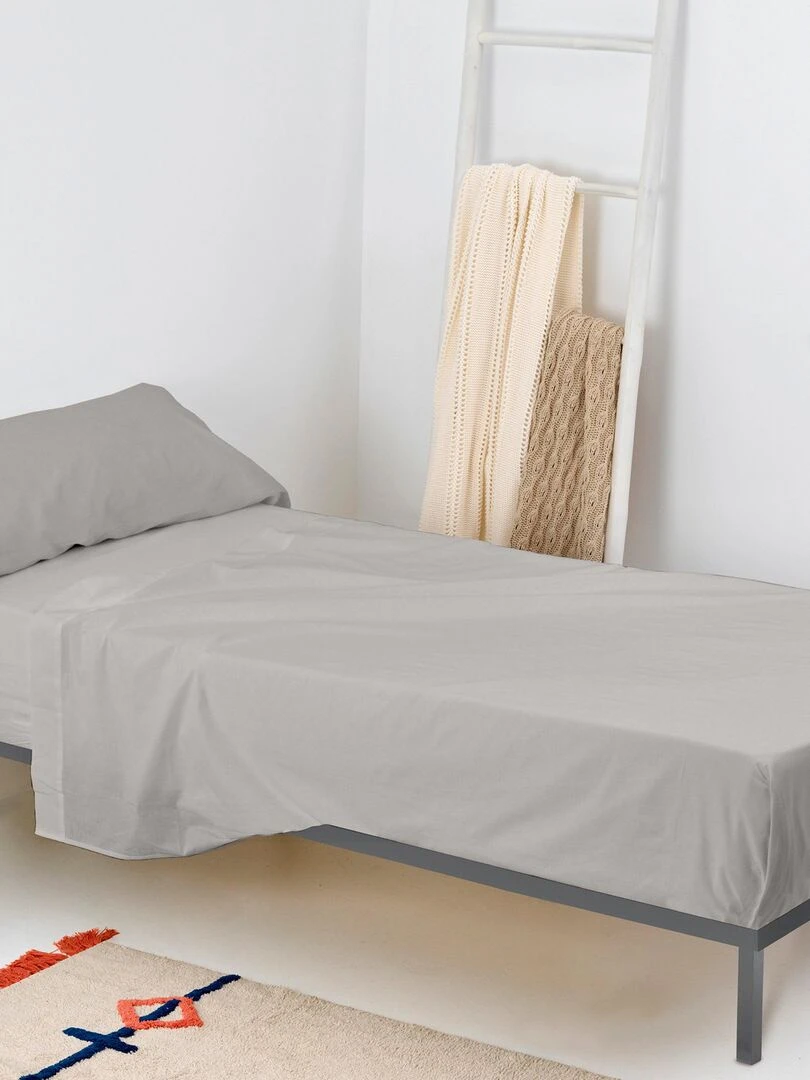 Drap housse Little birds "Happyfriday"   Blanc