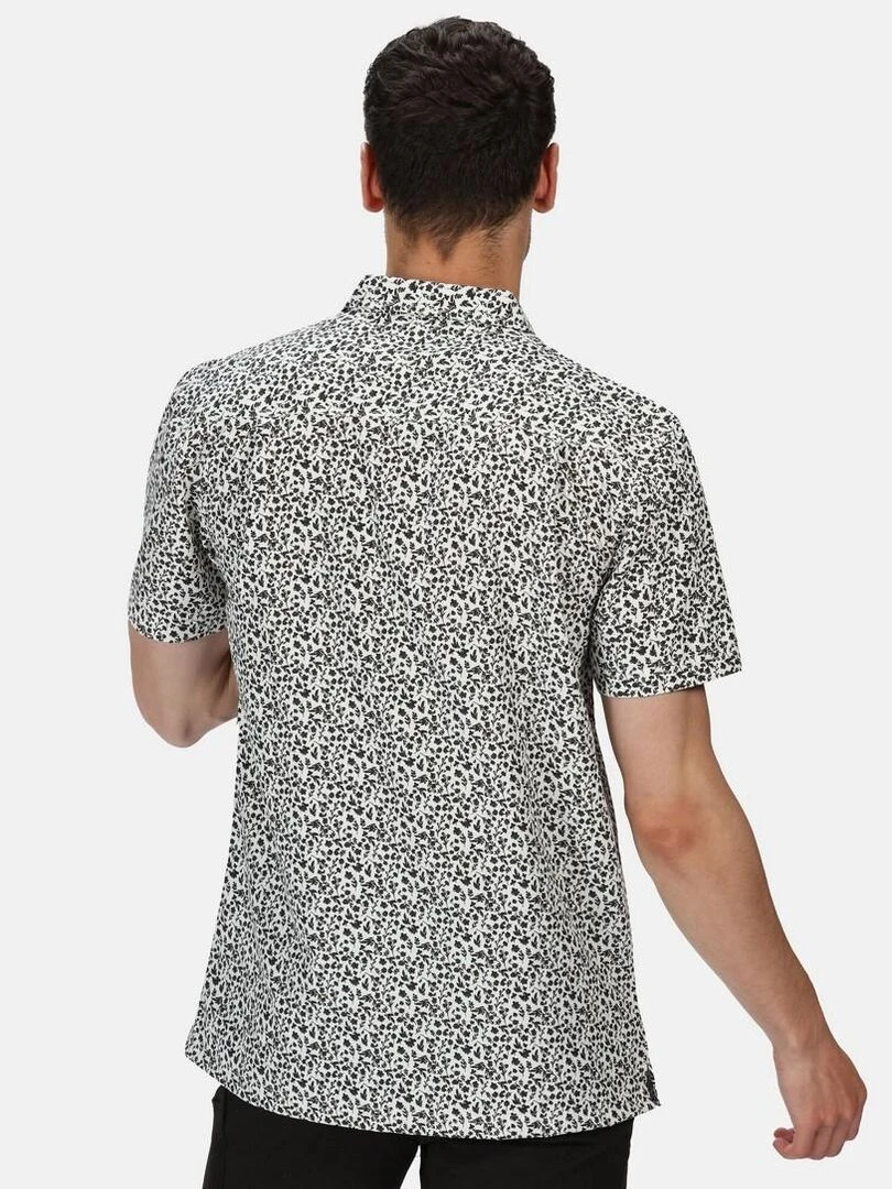 Regatta Chemise manches courtes MINDANO Blanc Gris