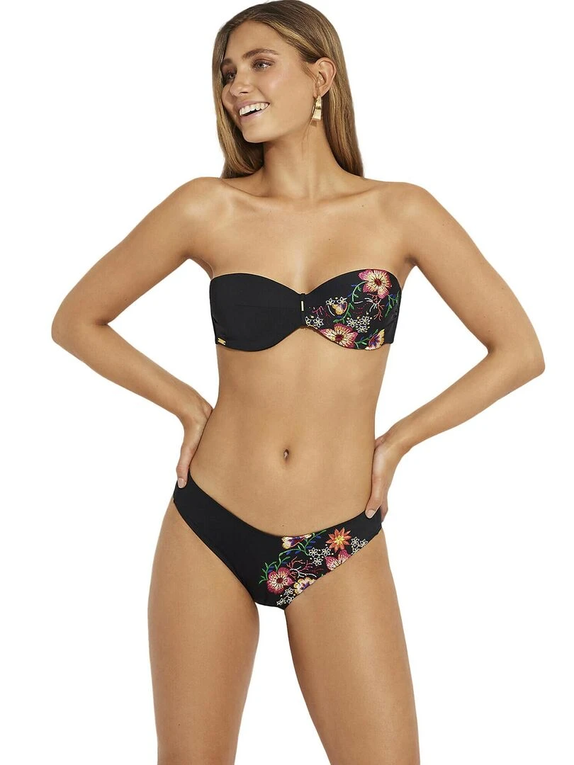 Bas maillot slip de bain Julieta   Noir