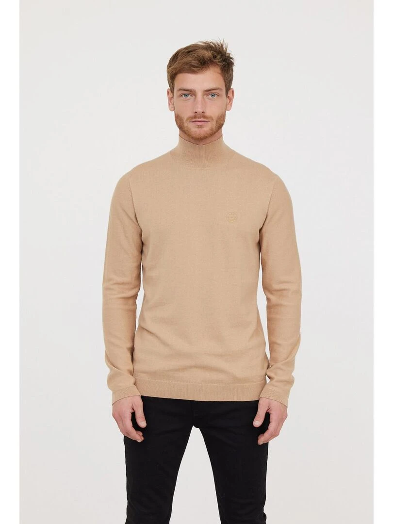 Lee Cooper Pull manches longues coton regular CERIO Beige argile