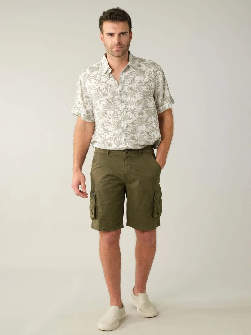 Bermuda casual pour homme 'Deeluxe' Vert olive