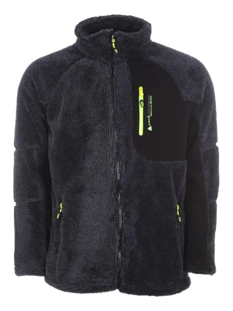 Polaire homme CAMERIS PEAK MOUNTAIN Noir Noir