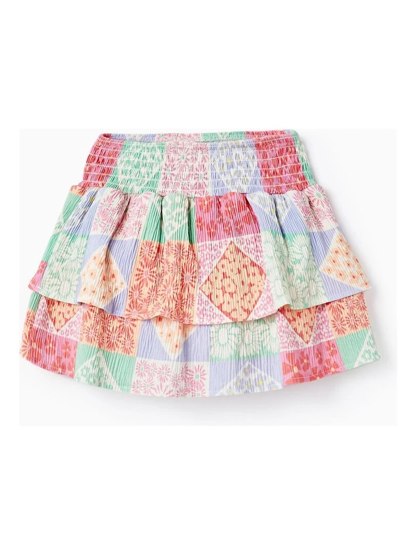 Shorts Jupe avec Motif Floral pour Fille THE WAVE TRIBE Blanc