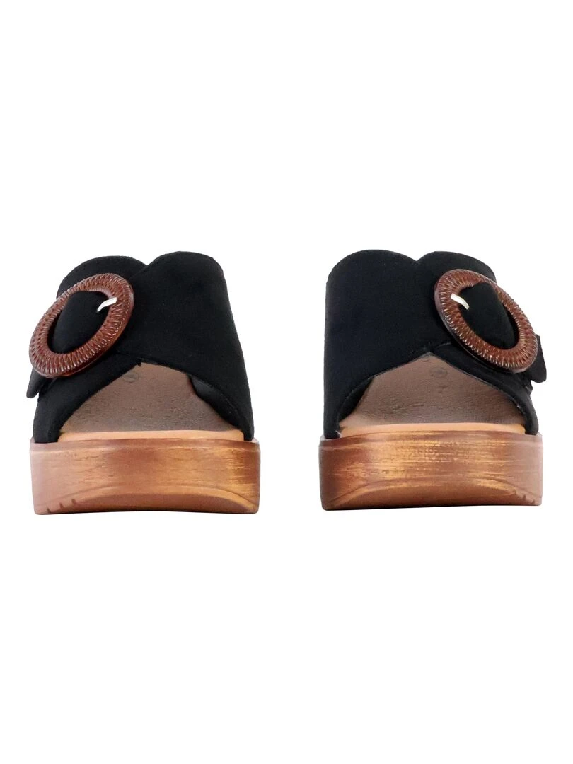 Mules à Talons The Divine Factory   Noir