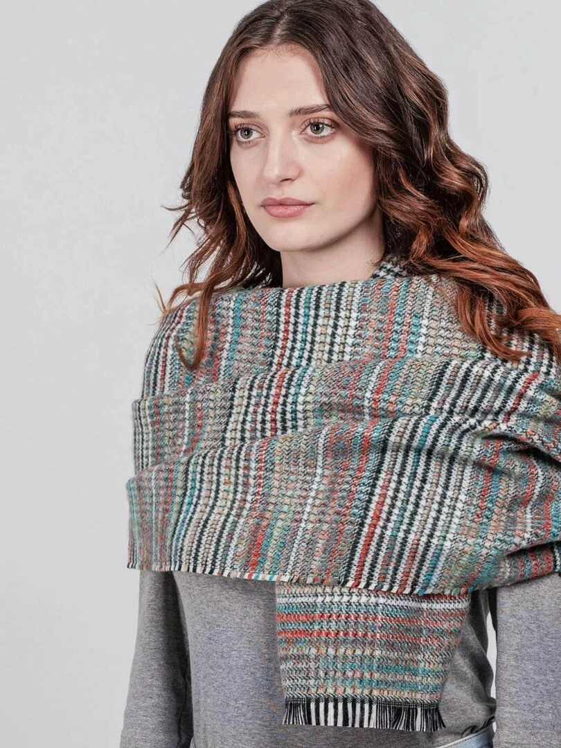 Châle Mix Fabriqué en France Multicolore