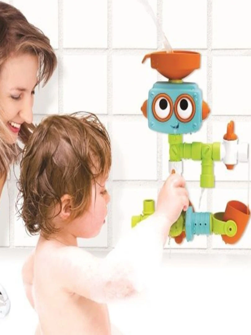 Jouet de bain à ventouse robot Sensory   N/A