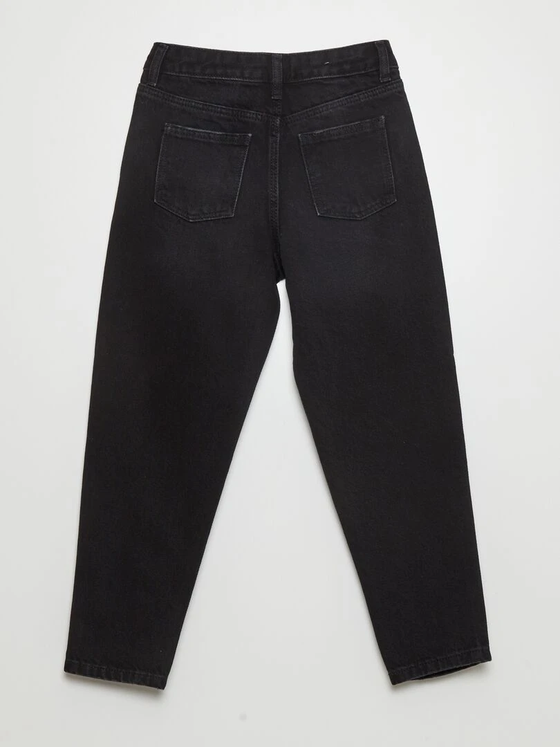 Jean taille haute Gris