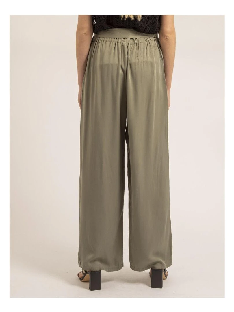 Pantalon fluide ESTEBIA Kaki