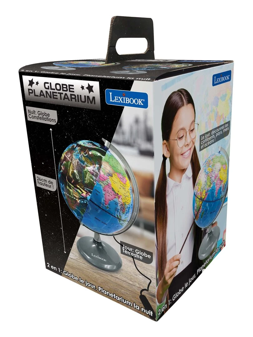Globe Jour Et Nuit Lumineux – S’illumine Avec La Carte Des Constellations   N/A