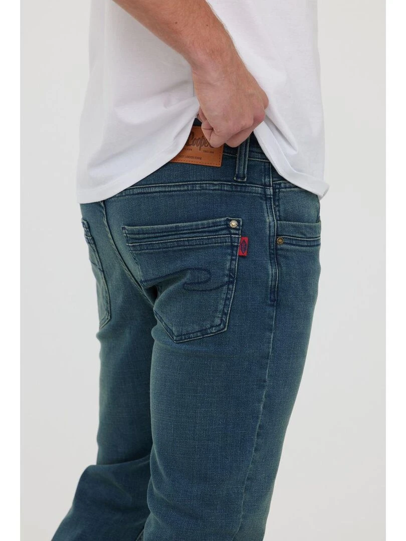 Lee Cooper   Jean coton straight JOKER   Bleu ciel