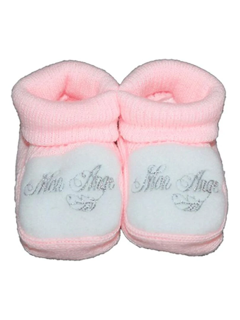 Chaussons "Mon Ange" LES CHATOUNETS Rose