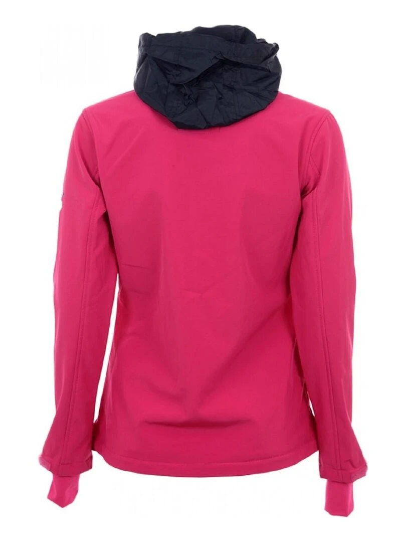 Blouson softshell fille GADJI VENT DU CAP Rose