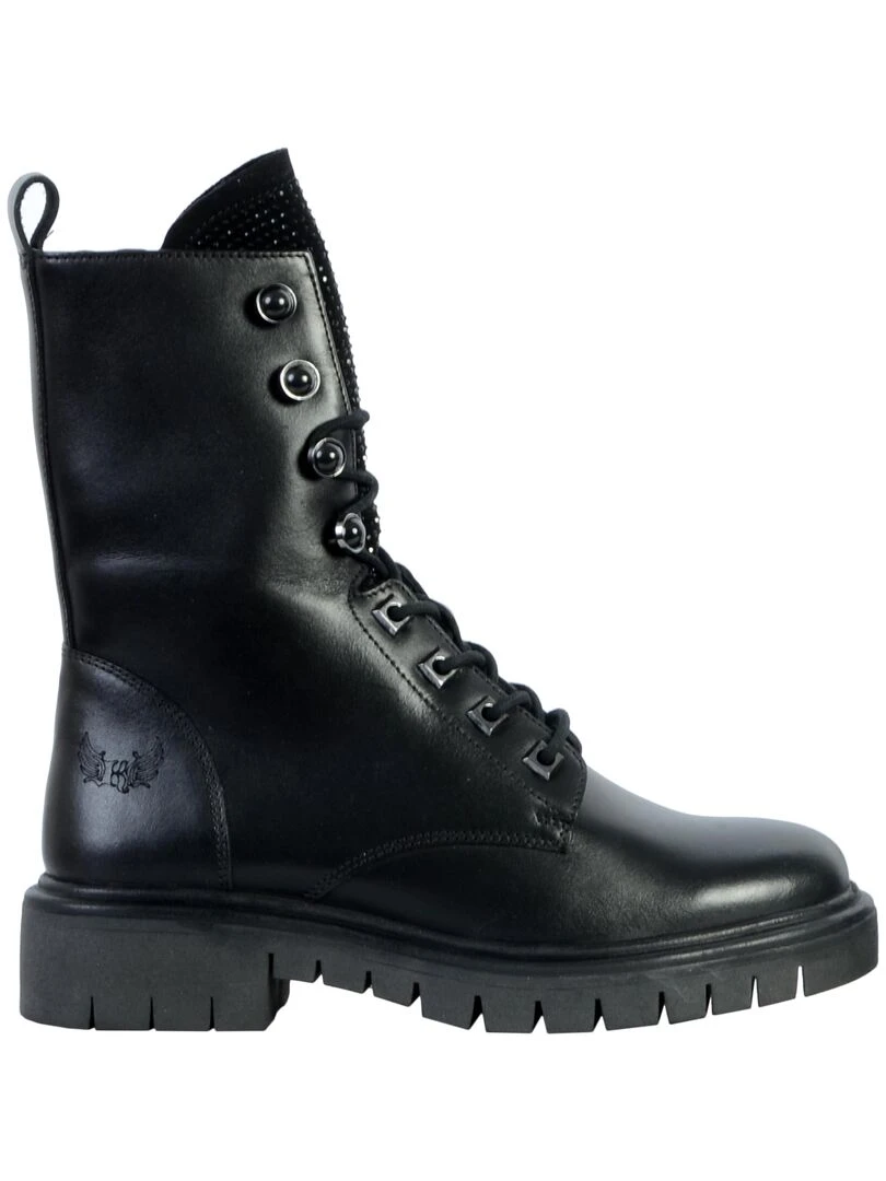 Bottes Cuir Kaporal Zeliza   Noir