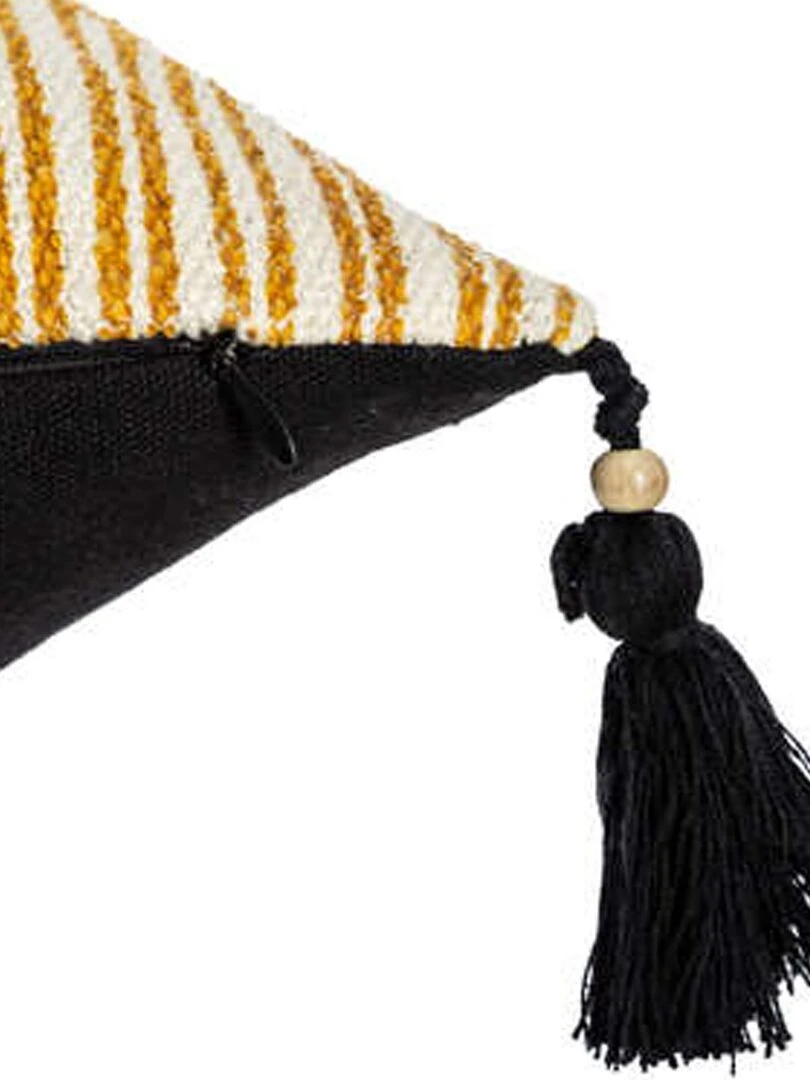 Housse de coussin esprit tropical   Jaune