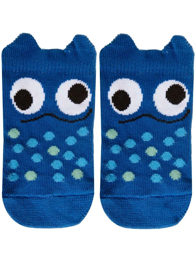 Chaussettes antidérapantes Monstre bleu 19/26 Bleu