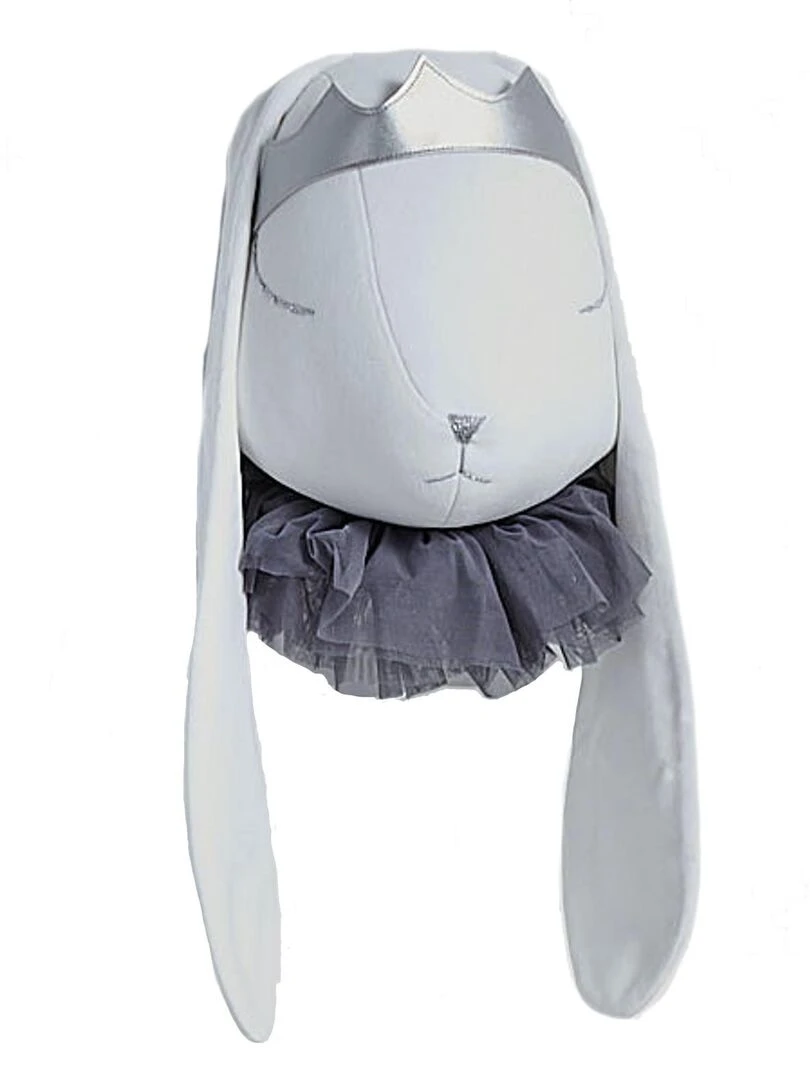 Trophée peluche lapin Prince Blanc