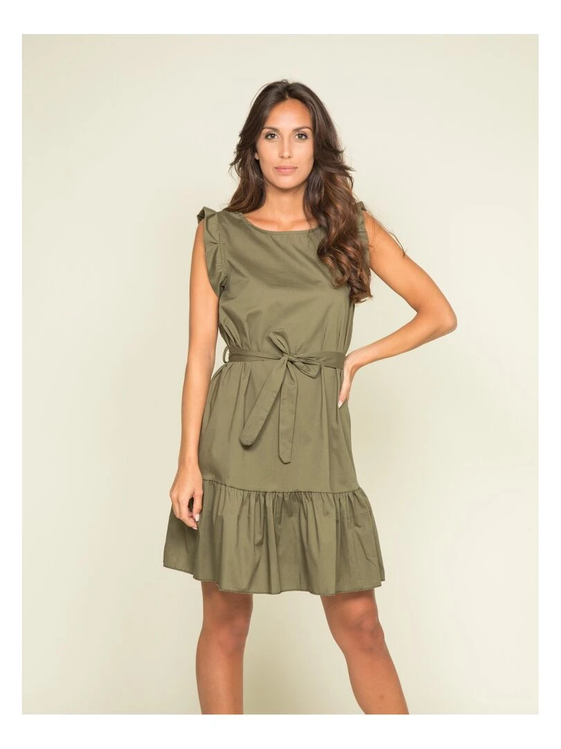 Robe courte ICTUS Kaki