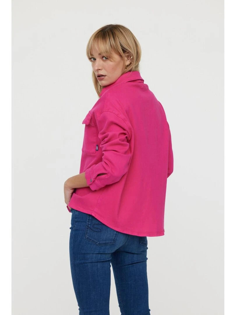 Lee Cooper   Chemise manches longues coton  DRISTEL   Rose fushia