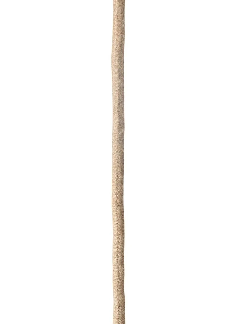 Set de 3 abat jours en bambou tressé pour suspension   Beige