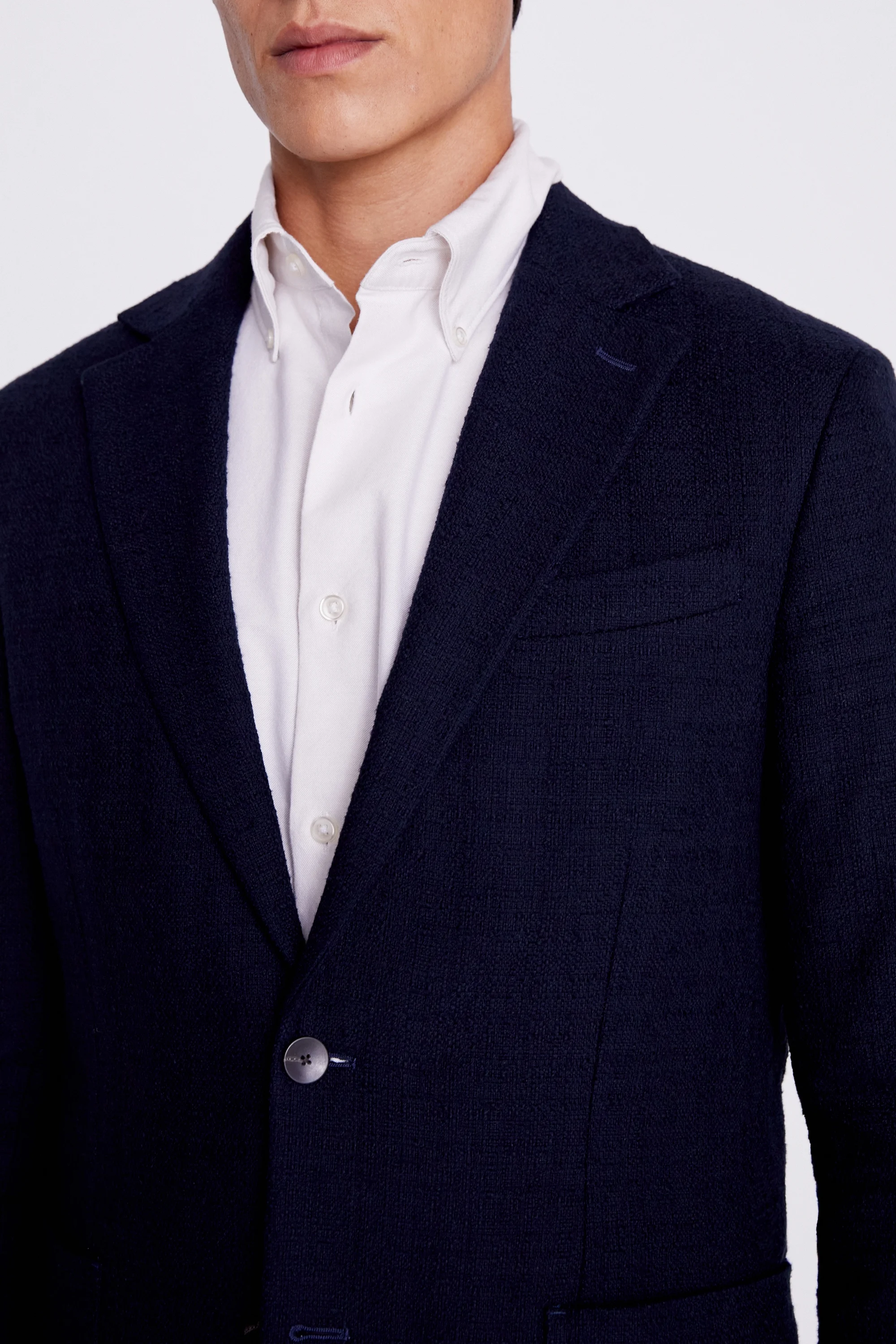 Tailored Fit Navy Hoxton Jacket     Buy Online at Moss