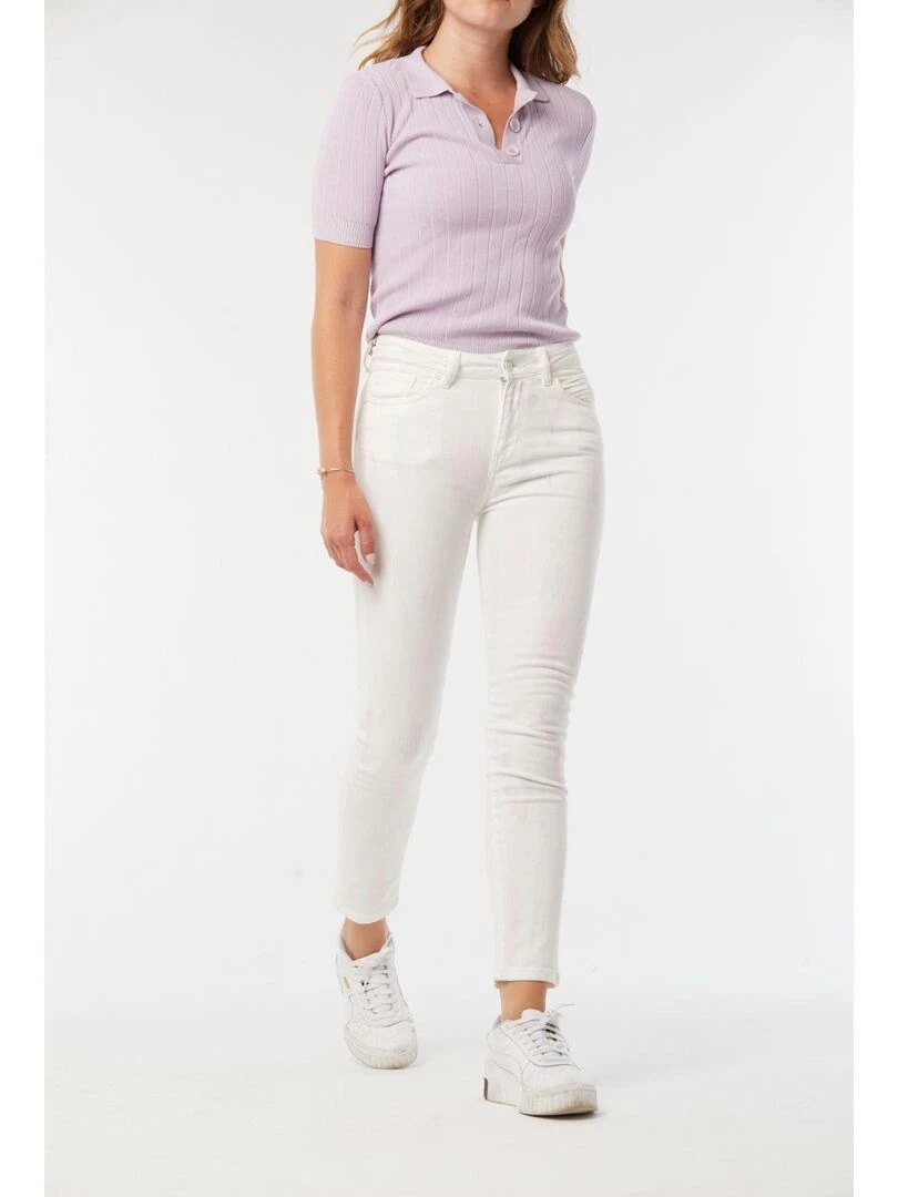 Lee Cooper Pantalon coton slim LC135F Bleu