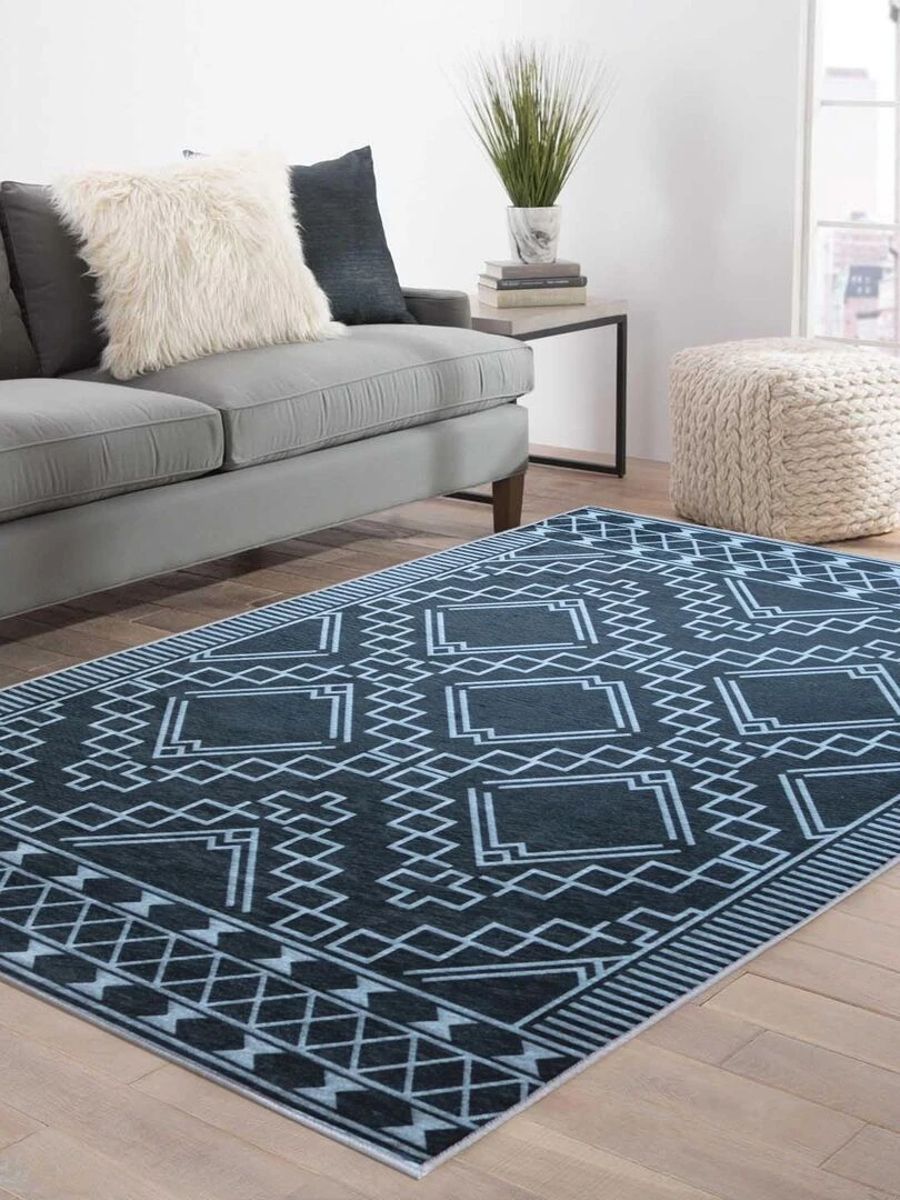 Tapis BERBERE Noir Noir