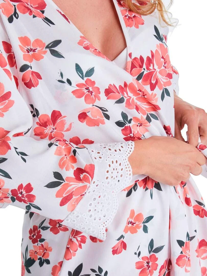 Kimono FRIMOUSSE   Brigitte Bardot Lingerie   Blanc