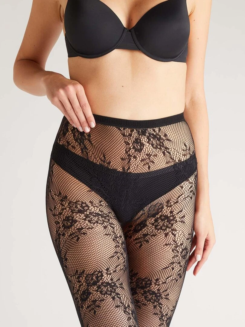 Collant 30 deniers Cancan   RougeGorge Lingerie   Noir