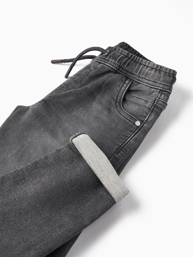 Pantalon de sport en jean pour garçon 'Slim'  NO DRAMA IN THE BAHAMAS   Gris foncé