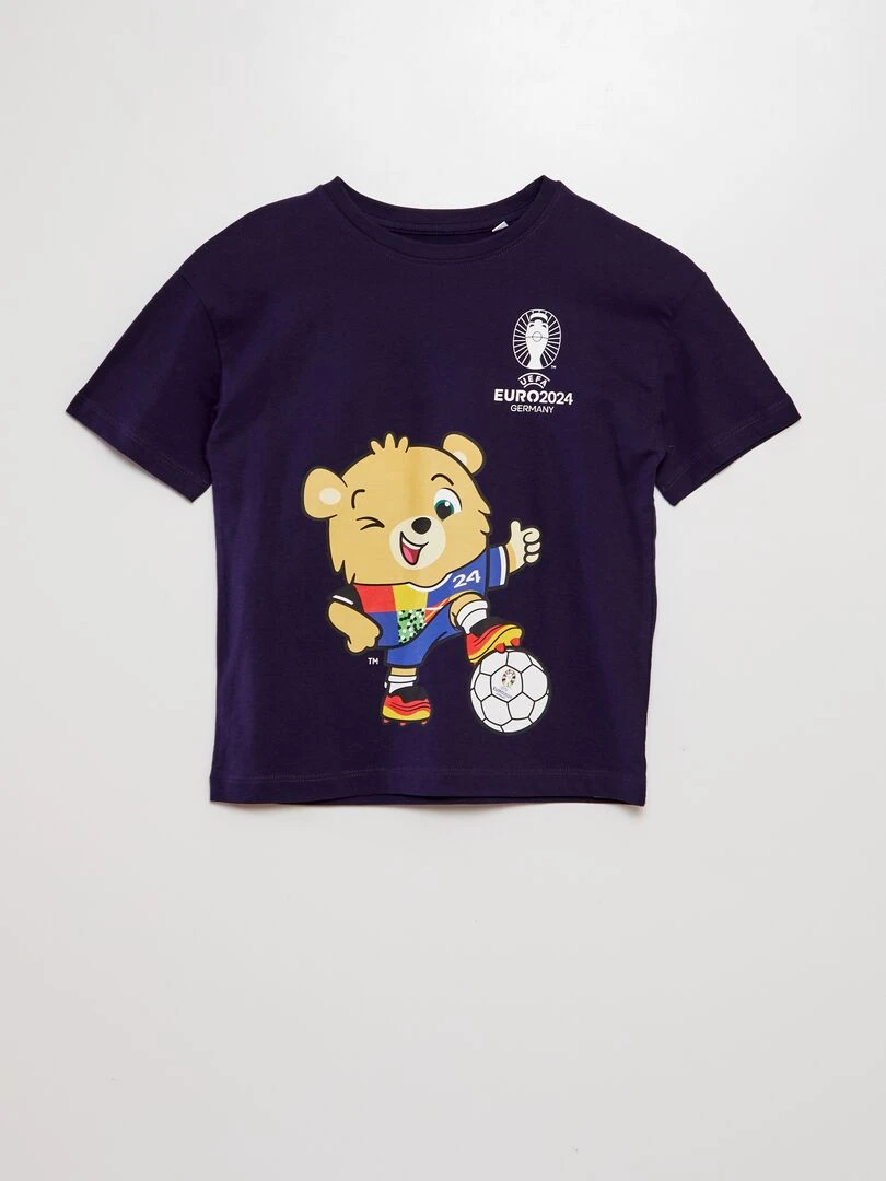 T shirt 'mascotte' EURO 2024 Bleu