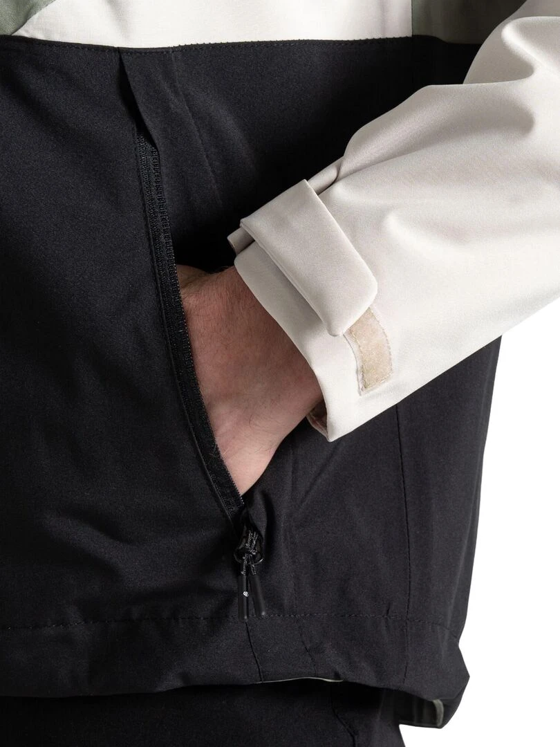 Dare 2B   Veste imperméable TERRAIN   Noir Kaki