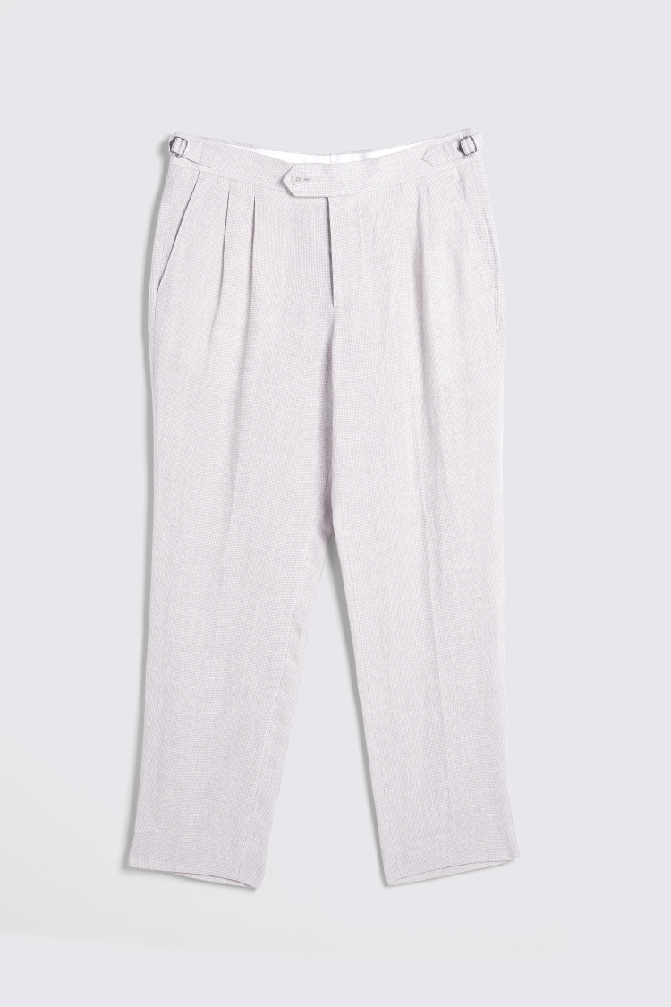 Slim Fit Khaki Donegal Trousers   Buy Online at Moss