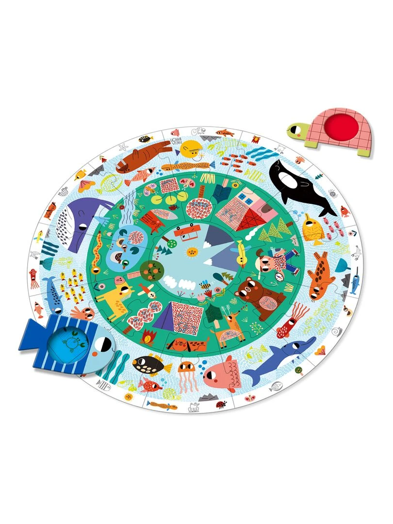 Puzzle Rond Xxl Animaux (25 Pièces) N/A