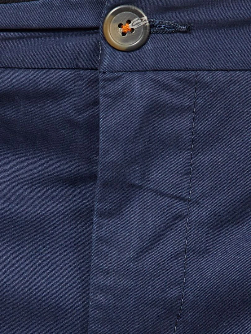 Chino slim   L32   bleu marine
